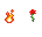 fire and flower