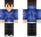 h blue hoodie