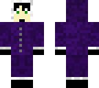 purple snow suit