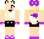 purple wolf girl