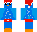 christmass blue bir