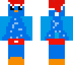 christmass blue bird