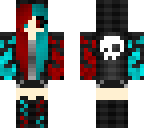 crimson and turquoise 