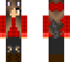flannel cat girl