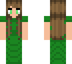 green pary dress