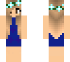 my first flower headband skin