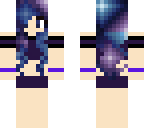 purple galaxy swim suit