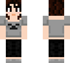 redo brunette grey shirt
