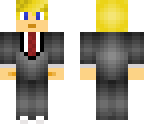 blond boy in a suit