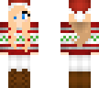 blonde hair christmas girl