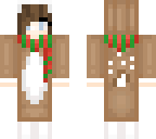christmas skin reindeer girl