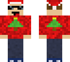derp guy with santa hat and ugly sweater