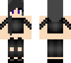 girl in black