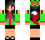 pretty christmas wolf girl