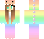 rainbow dinosaur girl