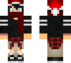 santa hat hipster boy