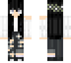 black hair