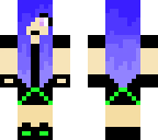 blue  haired girl