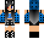blue goth girl