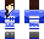 blue kimono kamenneko