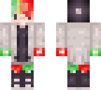 chibi green red