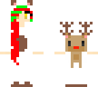 christmas reindeer girl