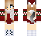christmas wolf girl
