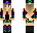 colourful girl edit