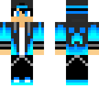 creeper neon blue