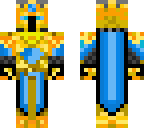 gold blue king
