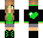 green girl x