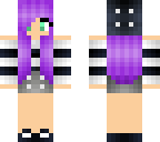 hot purple hair artist girl