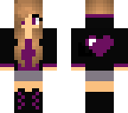 purple girl x