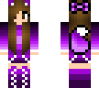 purple wolf girl