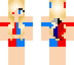 red blue wolf girl edit