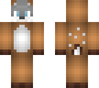wolf in deer onesie