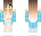 blue cardigan girl