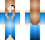 blue dress