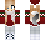 christmas girl wolf