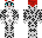 christmas snow leopard