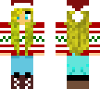 cute blonde christmas