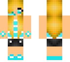 cute blue girly gamer girl
