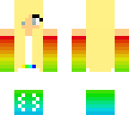 cute rainbow girl