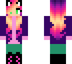 flaming cat gammer girl snow suit