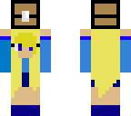girl holding up chest