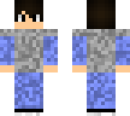 grey and blue shirt boy