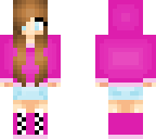 pink hoodie