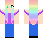 purple rainbow girl