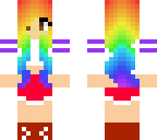 rainbow cheerleader