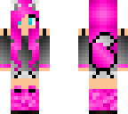 wolf girl pink